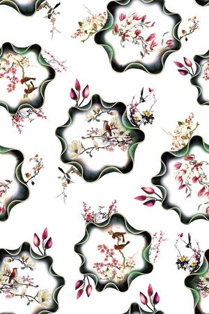 流行中国风印花华亿平台图片