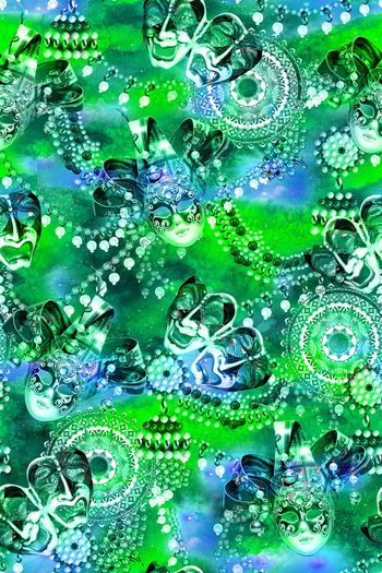 411965-复古意大利威尼斯面具珠宝宝石炫彩数