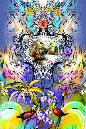 时尚风印花华亿平台图片