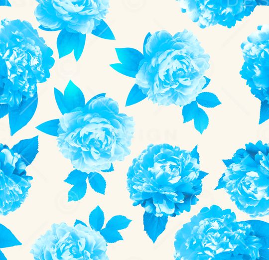 短裤蓝花印花华亿平台图片