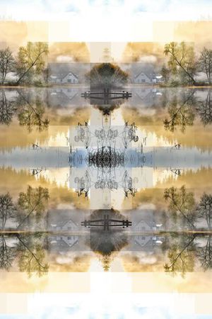 抽象印花华亿平台图片