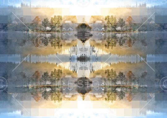 抽象印花华亿平台图片