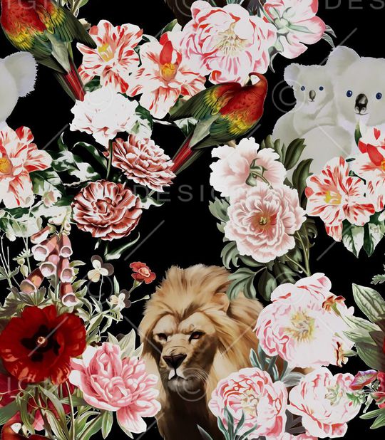 动物印花华亿平台图片