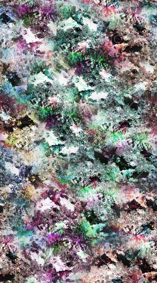 抽象模糊错乱印花华亿平台图片