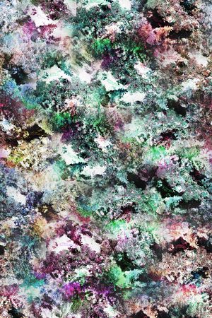 抽象模糊错乱印花华亿平台图片