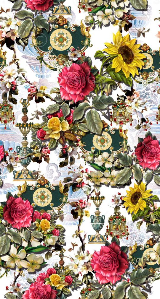 欧式印花华亿平台图片