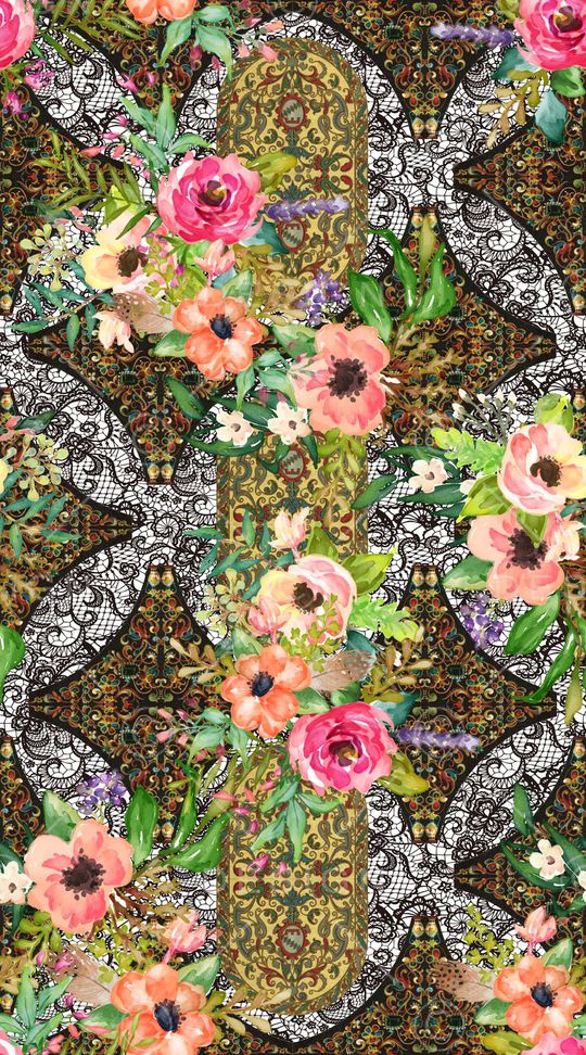 蕾丝印花华亿平台图片