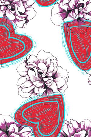 抽象印花华亿平台图片