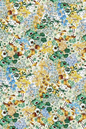 小碎花印花华亿平台图片