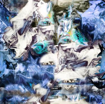 412503-抽象时尚江南乡风滤色风情印花