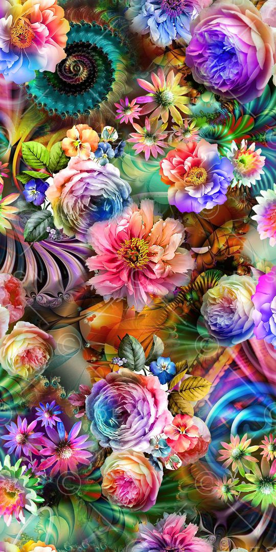 绚丽多彩印花华亿平台图片