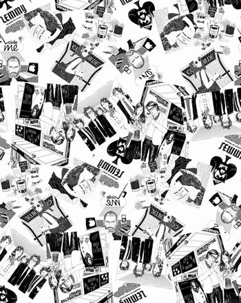 412587-波点手绘插画海报乱排数码印花图