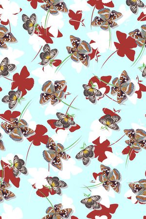 清新花印花华亿平台图片