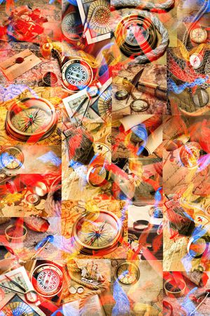 复古 格子 五彩印花华亿平台图片