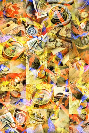 复古 格子 五彩印花华亿平台图片