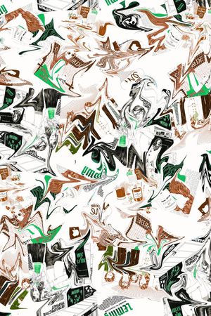 抽象印花华亿平台图片