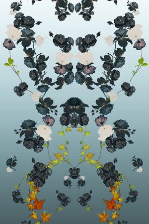 黑色印花华亿平台图片