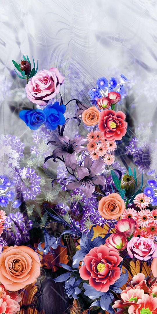 抽象印花华亿平台图片