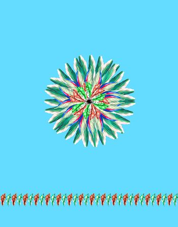 412765-定位裙边家居服设计