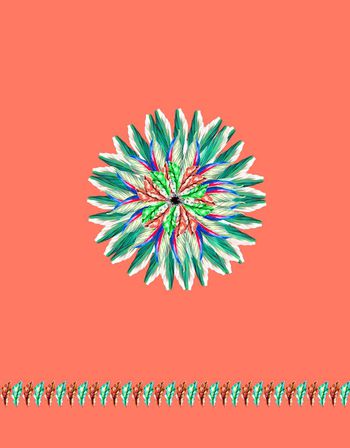 412766-定位裙边家居服设计