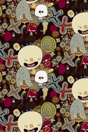 人物印花华亿平台图片