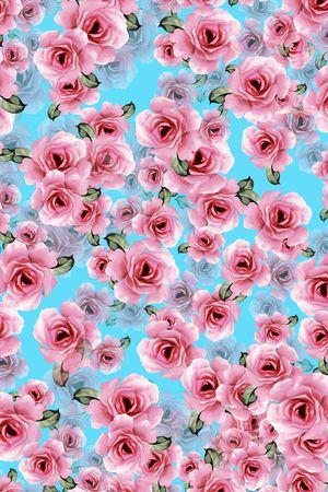 清新印花华亿平台图片