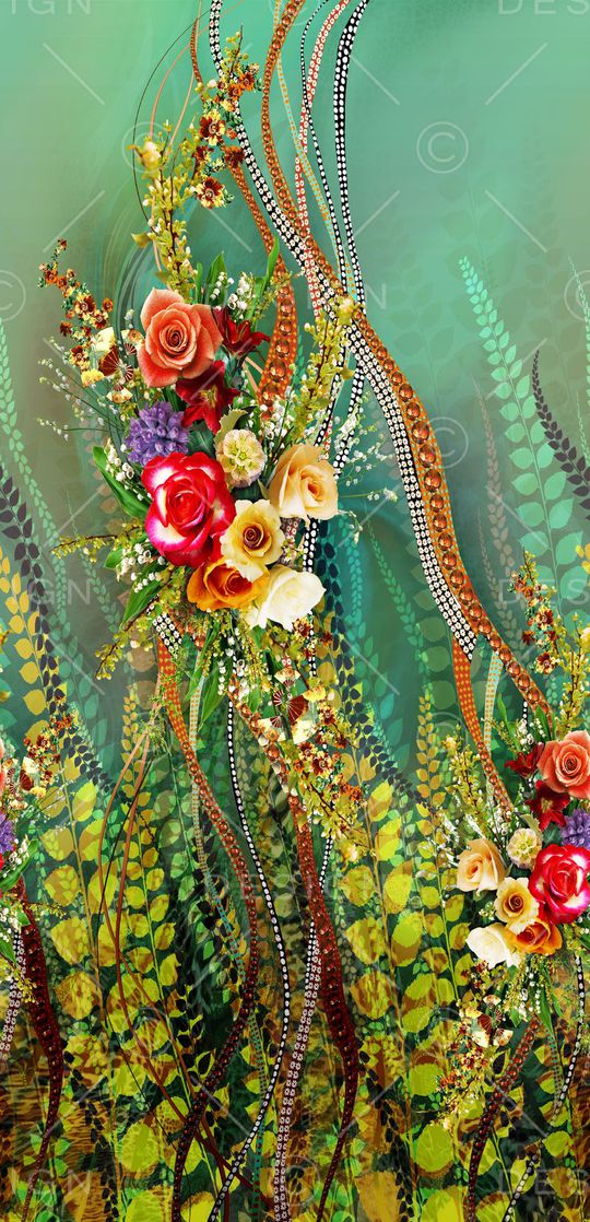 定位花印花华亿平台图片