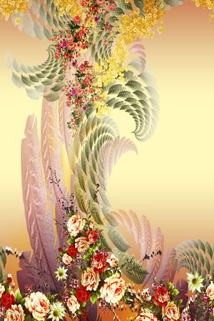 定位花印花华亿平台图片