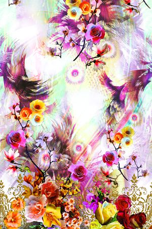 定位花印花华亿平台图片