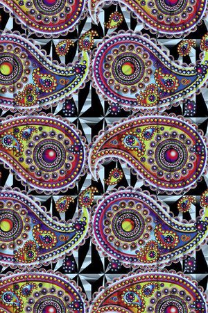 格子印花华亿平台图片