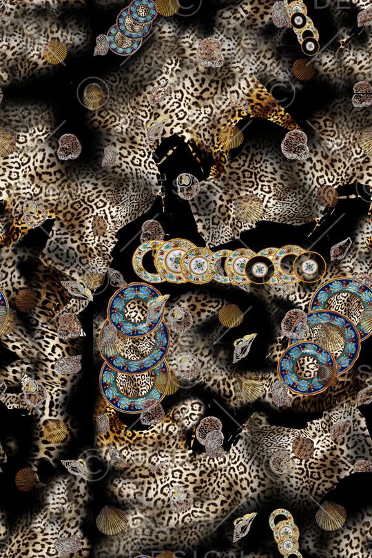 抽象印花华亿平台图片