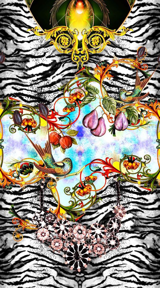 时尚印花华亿平台图片