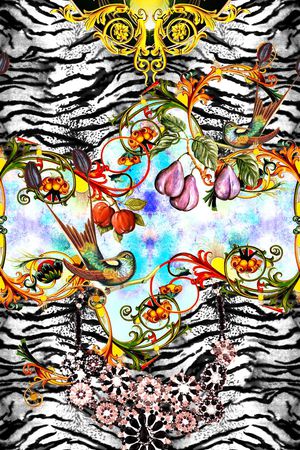 时尚印花华亿平台图片