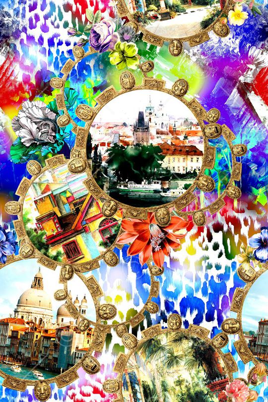 流行印花华亿平台图片