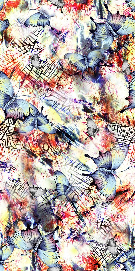 抽象印花华亿平台图片