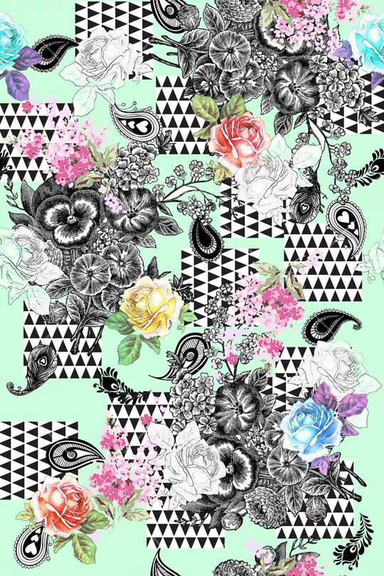 玫瑰印花华亿平台图片