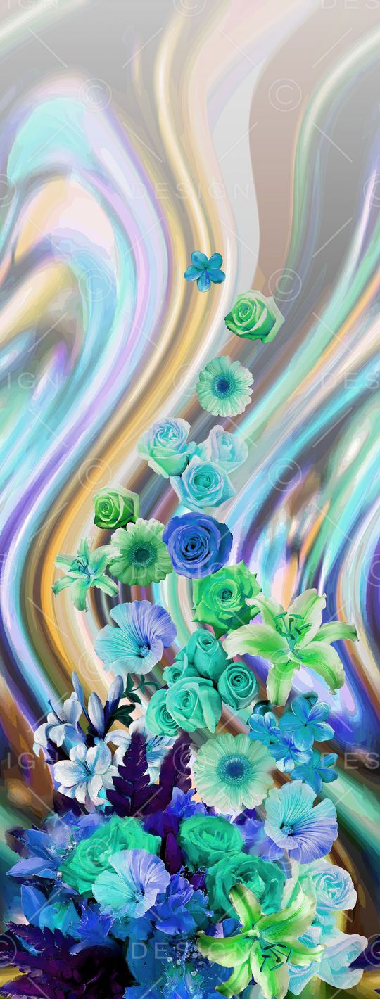 抽象印花华亿平台图片