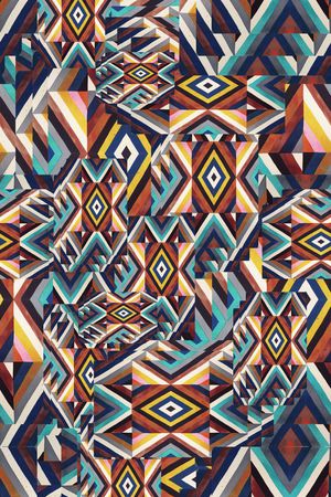 抽象印花华亿平台图片