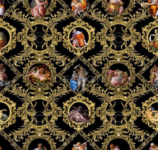 花纹印花华亿平台图片