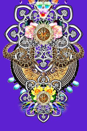 时尚印花华亿平台图片