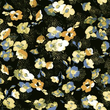 413123-花卉印花壁纸地毯服装华亿平台家纺华亿平台图