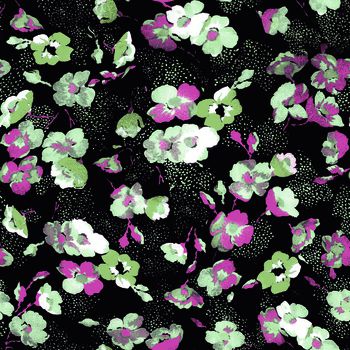 413126-花卉印花壁纸地毯服装华亿平台家纺华亿平台图