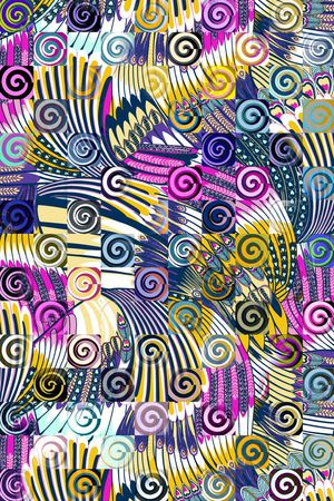 几何印花华亿平台图片