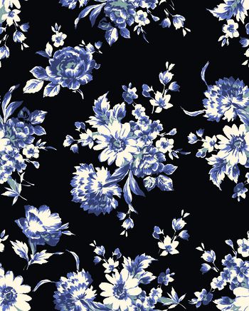 413167-花卉印花壁纸地毯服装华亿平台家纺华亿平台图