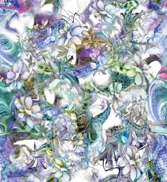 抽象印花华亿平台图片