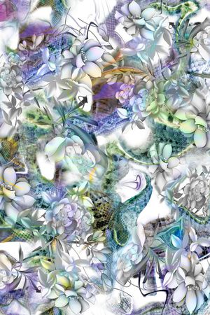 抽象印花华亿平台图片