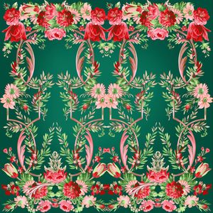 复古印花华亿平台图片