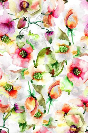 清新印花华亿平台图片