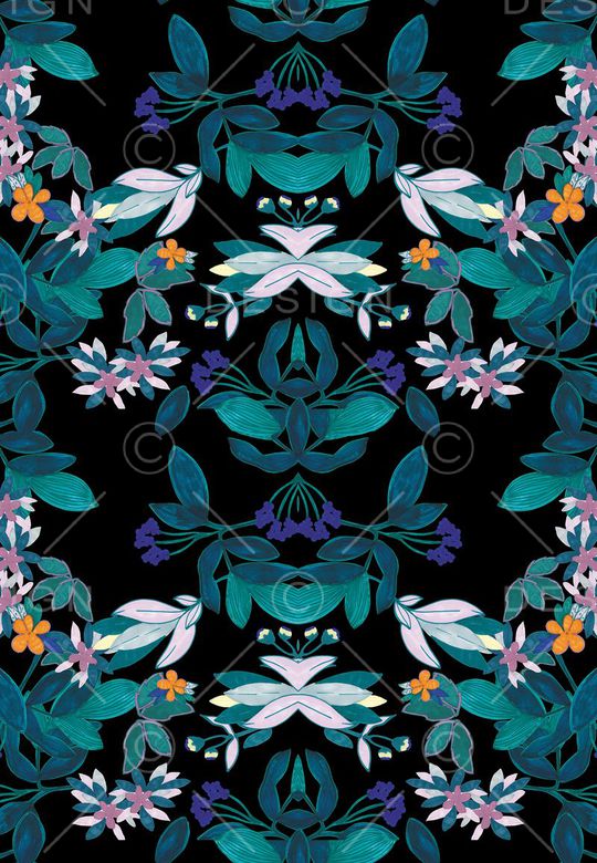 绿色印花华亿平台图片