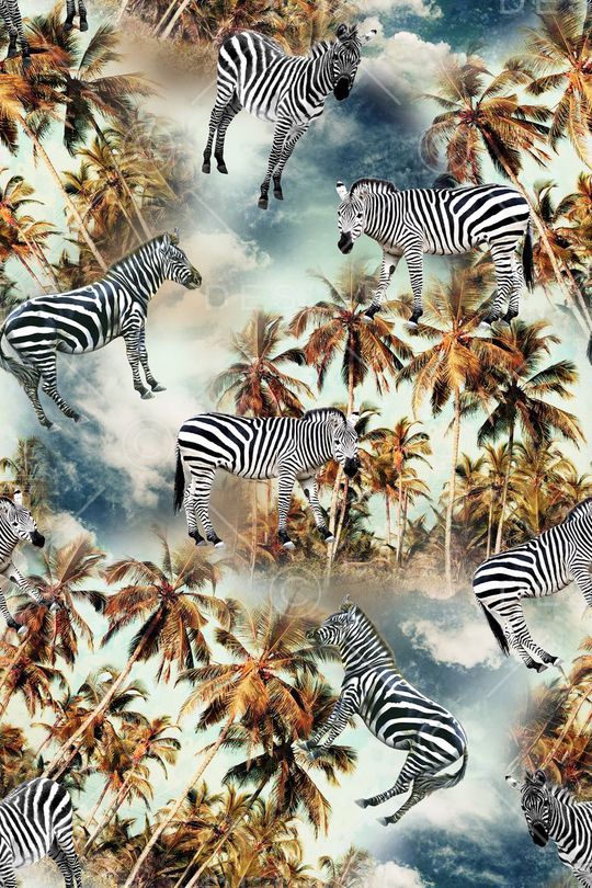 热带风印花华亿平台图片